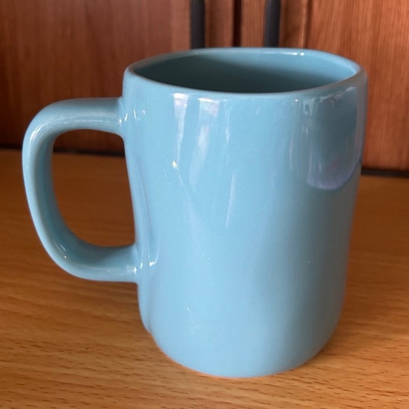 NEW RAE DUNN TEAL Ceramic Mug - Picture 3 of 4